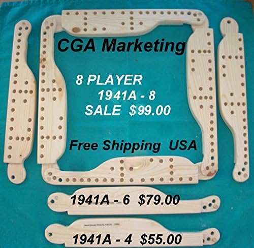 4,6 and 8 player Pegs &amp; Jokers #1941A