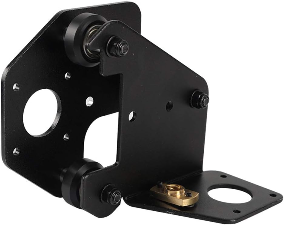 Yuhoo Motor Bracket Fixed Mount Plate Spare 3D Printer with Pulley Nut Home Office Replacement Parts Upgrade Left X Axis Aluminum Durable sy Install for Creality CR10 S4 S5: Home & Kitchen