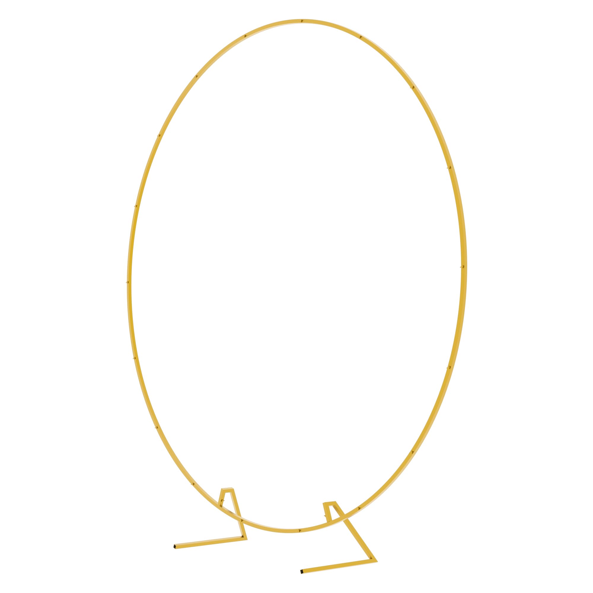 Fomcet 7.2FT Wedding Arch Round Backdrop Stand Gold Metal Circle Wedding Arch for Ceremony Birthday Party Anniversary Bridal Baby Shower Graduation Decoration
