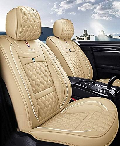 再再販 腰椎およびヘッドレスト枕 車のトラックsuv用レザー素材ドライバーシートカバーとのカーシートカバープロテクタークッション Color Beige 再再販 腰椎およびヘッドレスト枕 車のトラックsuv用レザー素材ドライバーシートカバーとのカーシートカバープロテクタークッション Color Beige
