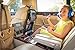 Premium Car Back Seat Organizer by Luca Gold | Multifunctional Vehicle Storage Bag with Clear Touch Screen Pocket + Headrest Holder Hook