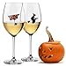 Lulu & You Halloween Party Wine Glass Markers - Fun Decoration Props - Wine Charms Alternative