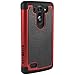 ElBolt LG G3 Vigor / G3 Mini / G3 Beat/ G3s D725 D722 Case - 2 in 1 Bundle Silicon Dual Layer Armor Protective Case Cover Skin -Red with Free ElBolt Certified Premium Screen Protector by ElBolt TM