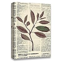 Canvas Wall Art Flower On The Newspaper Canvas Prints Home Artwork Decoration for Living Room,Bedroom - 12x18 inches