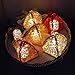 KPOSIYA Pack of 100 Laser Cut Rose Candy Boxes, Favor Boxes 2.5