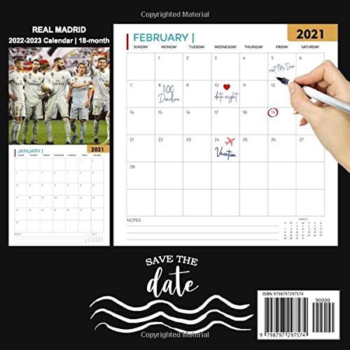 Calendrier Real Madrid 2023 Real Madrid Calendar 2022: Official Sport Calendar 2022 – 18 Months – Big  Size 17"X11". Real Madrid Planner For All Fans Kids Boys. Kalendar  Calendario Calendrier 18 Monthy.: Calender, Real Madrid: 9798797297574:  Amazon.com: Books
