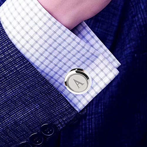 Stainless Steel Engraved Square Cufflinks, Handwriting By The Little