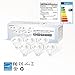 MR16 LED Light Bulbs YWTESCH 50W Halogen Bulbs Equivalent, GU5.3 LED Lights Warm White 2700K, 12V 5W 450lm, 40°Beam Angle, Non-Dimmable, 6 Pack
