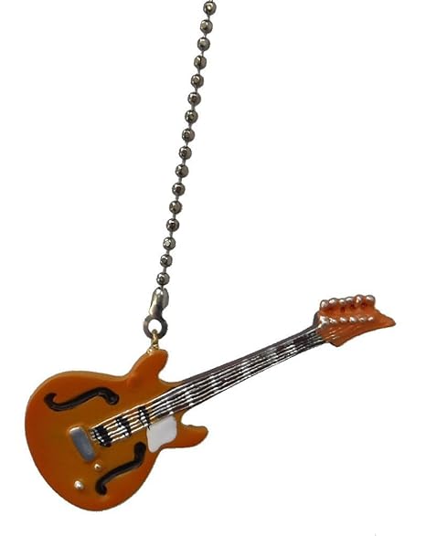 Electric Guitar Ceiling Fan Pull Light Chain Extender Ornament