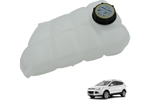 Engine Coolant Reservoir Tank with Cap OE 603-278 Compatible with Ford Escape 2013 2014 2015 2016, Focus 2013 2014 2015 2016 