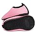 JIASUQI Baby Athletic Slip on Beach Walking Water Shoes for Swim River Pool,Pink Dot 6-12 Months
