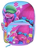 Dreamworks Trolls 16 Backpack w/ Detachable Lunch Bag