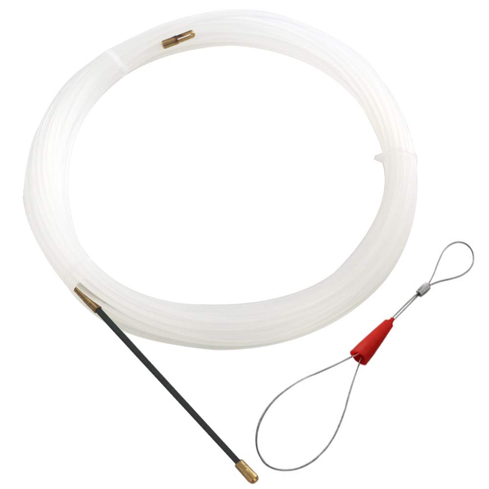 RUNCCI-YUN 15M Fish tape ribbon threader puller pull head, Electrical Wire Threader