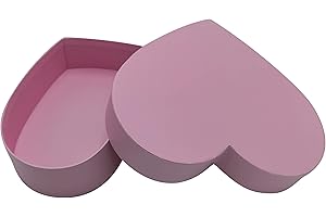 WENPACK Empty Heart Shaped Gift Box Strawberry Packaging (Pink)