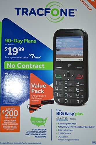 TRACFONE BIG EASY PLUS with 800 Minutes and One Year of Service Included (plus SanDisk Ultra memory card)