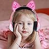 Kids-Headphones-Wired-LED-Glowing-Foldable-Adjustable-Over-Ear-Headphones-Safe-85dB-Volume-Limited-Cat-Ear-Headphones-for-KindleiPadChildrenTeensBoysGirls-Peach-1 esonstyle Kids Headphones, Wired LED Glowing Foldable Adjustable Over-Ear Headphones, Safe 85dB Volume Limited Cat Ear…