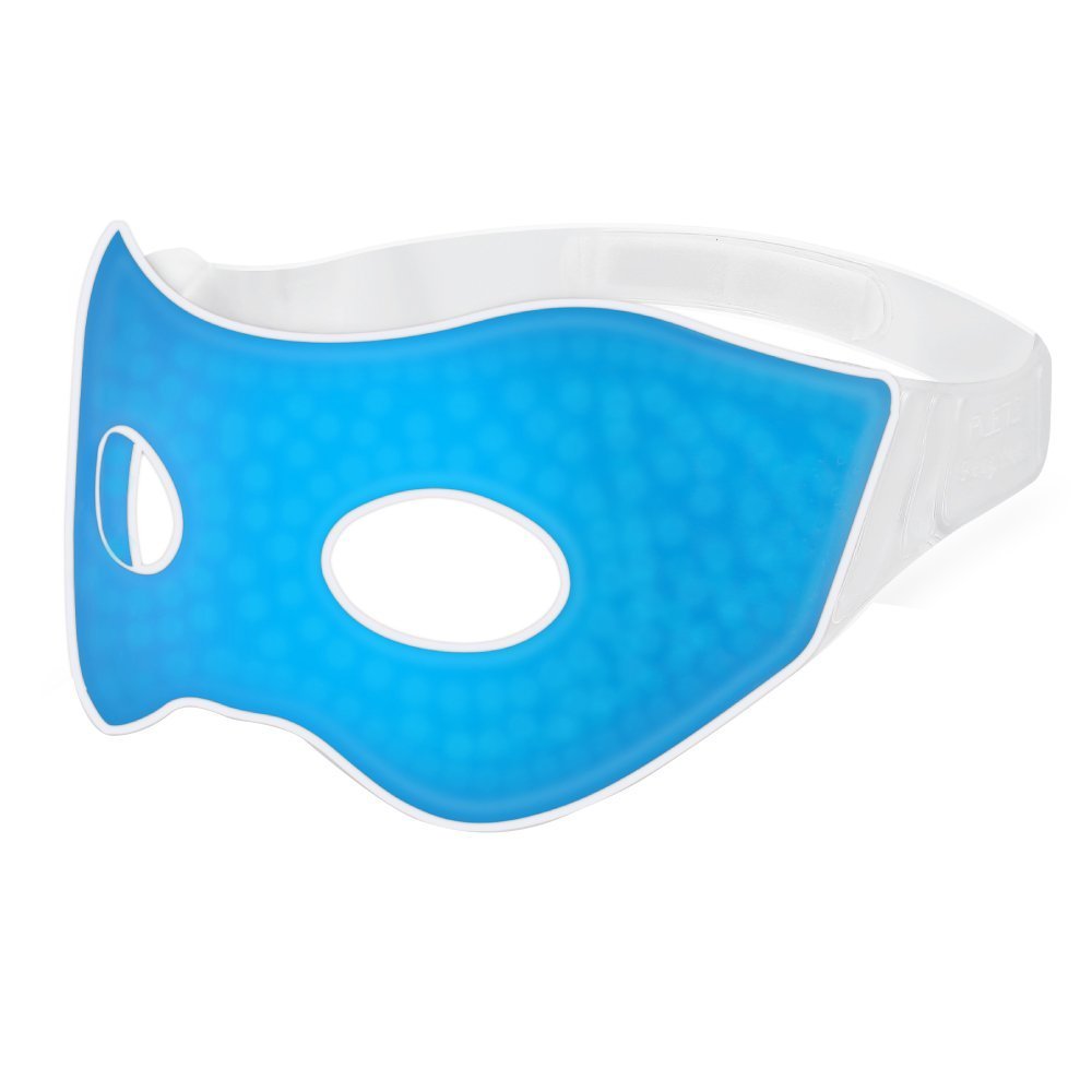 Plemo Sleep Mask, Ultra-Soft Gel Beads Eye Shade Cool & Warm Therapy SPA for Puffy Eyes Black Eyes 