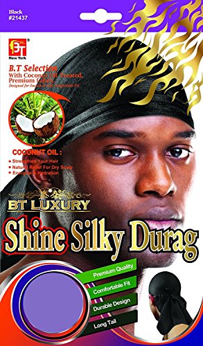 Beauty Town Shine Silky Durag (Purple)