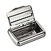 BDQFEI(TM) portable metal cigarette case with paper clip Stainless steel cigarette case/holder