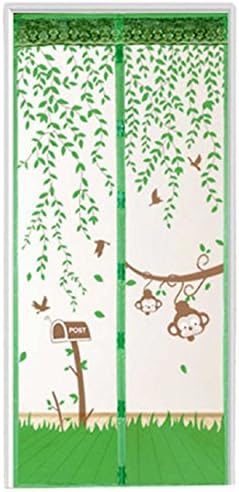 SandistoreSoft Gate Curtain Screen Door Mesh Magic Net Bug Anti Mosquito Fly (Green)