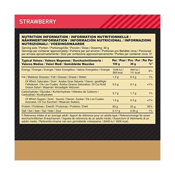 Optimum-Nutrition-ON-Gold-Standard-100-Isolate-Whey-Protein-High-Protein-Powder-with-Naturally-Occurring-BCAAs-and-Glutamine-Strawberry-31-Servings-930-g-Packaging-May-Vary Optimum Nutrition ON Gold Standard 100% Isolate Whey Protein, High Protein Powder with Naturally Occurring BCAAs and…