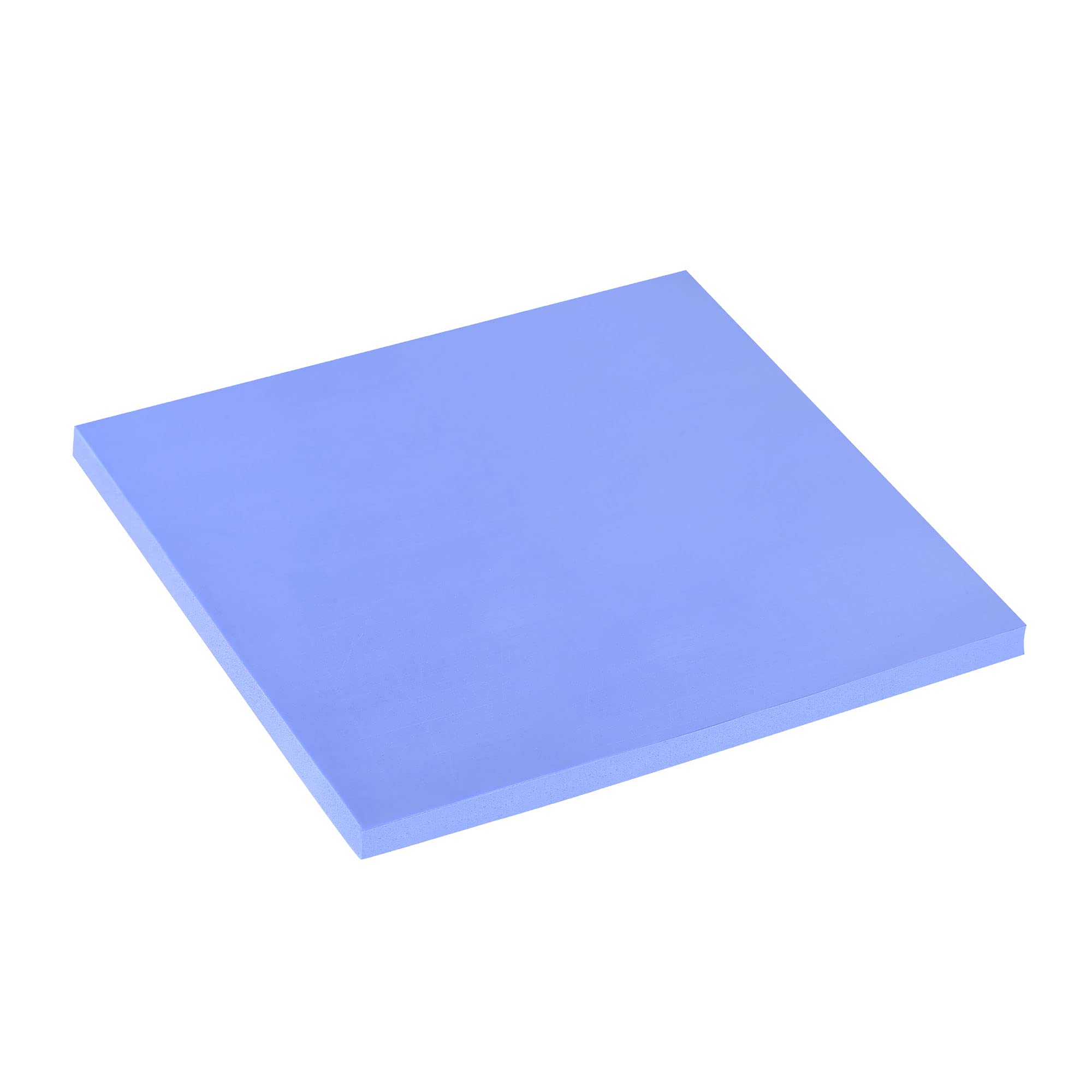 sourcing map Soft Silicone Thermal Conductive Pads 100mmx100mmx5mm Heatsink for CPU Cool Blue
