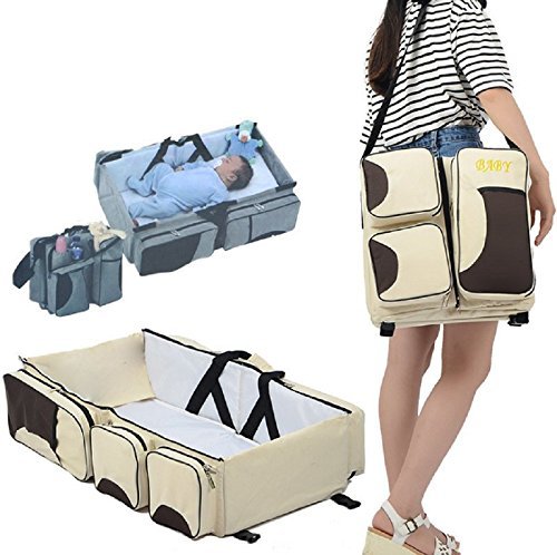 3 in 1 diaper bag travel bassinet