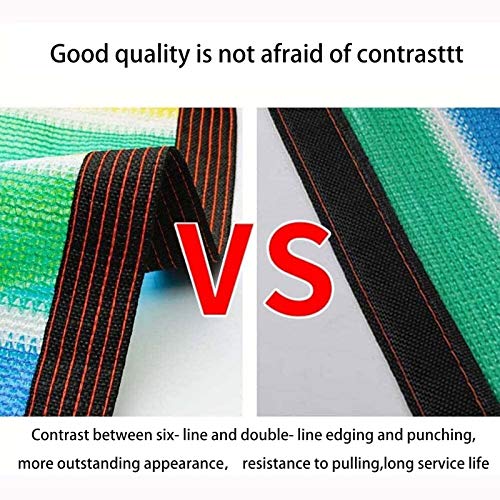 Schattennetz Schattiernetz mit Stabilisator für UV Schutz, Sonnensegel Schattentuch Rechteck Für Veranda/Patio/Pergola… – Bild 5