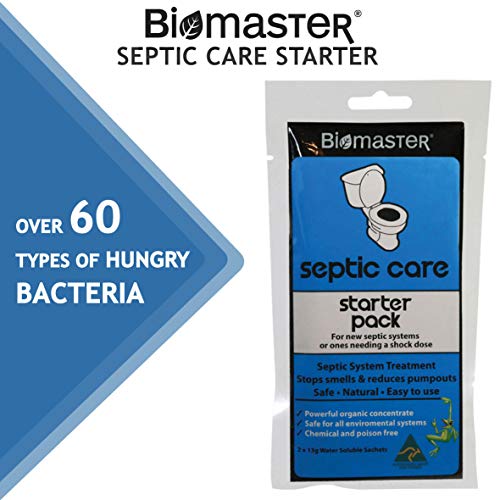 Bundle - 2 Items, Septic Care Starter Pack (2 Sachets) with Septic Care Regular Pack (2 Sachets) Septic and Drain Field Treatment, Stops Odors, Reduces Pump-Outs, 100% Natural Concentrate - Thumbnail 2