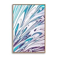 Framed Canvas Wall Art Clouds and Colors Canvas Prints Home Artwork Decoration for Living Room,Bedroom - 16x24 inches