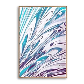 Framed Canvas Wall Art Clouds and Colors Canvas Prints Home Artwork Decoration for Living Room,Bedroom - 16x24 inches