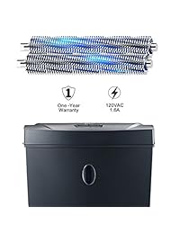Bonsaii triturador de papel para uso Personal, Negro