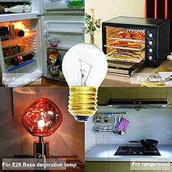 zaqaqa Oven Light Bulb_4 Pack 300°C High Temp 120v