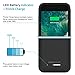 iPhone 7 Battery Case, (Apple Certified), Press Play Nero iPhone Portable Charger Slim Charging Case 4600mAh Extended Battery Pack Power Cases Juice Cover (Black)