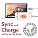 iPhone 7 Lightning Cable, Pack of 3 Super Braided 8-Pin Lightning to USB Cord Lightning Cable Charger Sync & Charge for iPhone 7 / 7 Plus, 6S / 6S Plus [3FT/1M] - Red Gray White