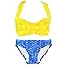 Fin Fun Mermaid Girls Sea Wave Bikini Set, Mermaidens Swimsuits and Swimwear