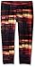 Under Armour Girls' HeatGear Armour Printed Capri, Black/Rocket Red, Youth Medium