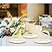 AerWo Wooden Table Number 1-20 Wedding Table Number with Base for Wedding Reception and Wedding Table Decorations