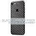 iPhone 7 Black Carbon Fiber Skin - SKINTZ Wrap - Textured - Durable - Protection Sticker - Black Carbon