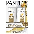 Pantene Pro-V Daily Moisture Renewal Hydrating Shampoo and Conditioner Dual Pack, 12.6 Fl Oz and 12 Fl Oz (Pack of 2)