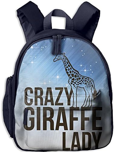 Happyhh Unisex Kid School Backpack Comfortable Giraffe Lady For Boy,girl,baby,children