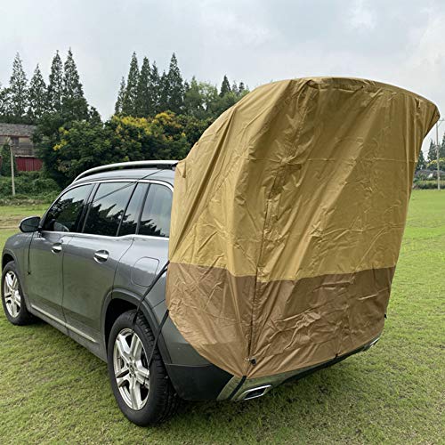 Dyjd Tentes De Voyage En Voiture, Tentes De Voyage De Voiture, Tentes De Coffre Pour Exercices D’auth-conduit En Plein Air, Barbecues, Camping,marron