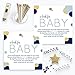 Navy and Gold Books for Baby Shower Cards - Invitation Inserts for Boys - Bring a Book Instead of Cards Poem - Cute Storybook Theme - 25 Pack