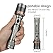 LED Tactical Flashlight, Zotoyi Super Bright 1000 Lumens XML T6 LED Handheld Torch Light 18650 Rechargeable Flashlight Waterproof 5 Light Modes Zoomable Adjust Focus