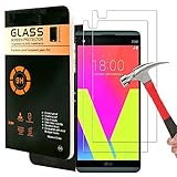 LG V20 Screen Protector,LG V20 Tempered Glass Screen Protector,Creativecase 2 Pack[Anti-Scratch][9H Hardness][HD Clear] Screen Protector for LG V20
