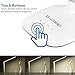 G-Cord LED Desk Lamp Eye-Caring Table Lamp Touch-Sensitive Control, 3 Color Modes, USB Charging Port (Silver)