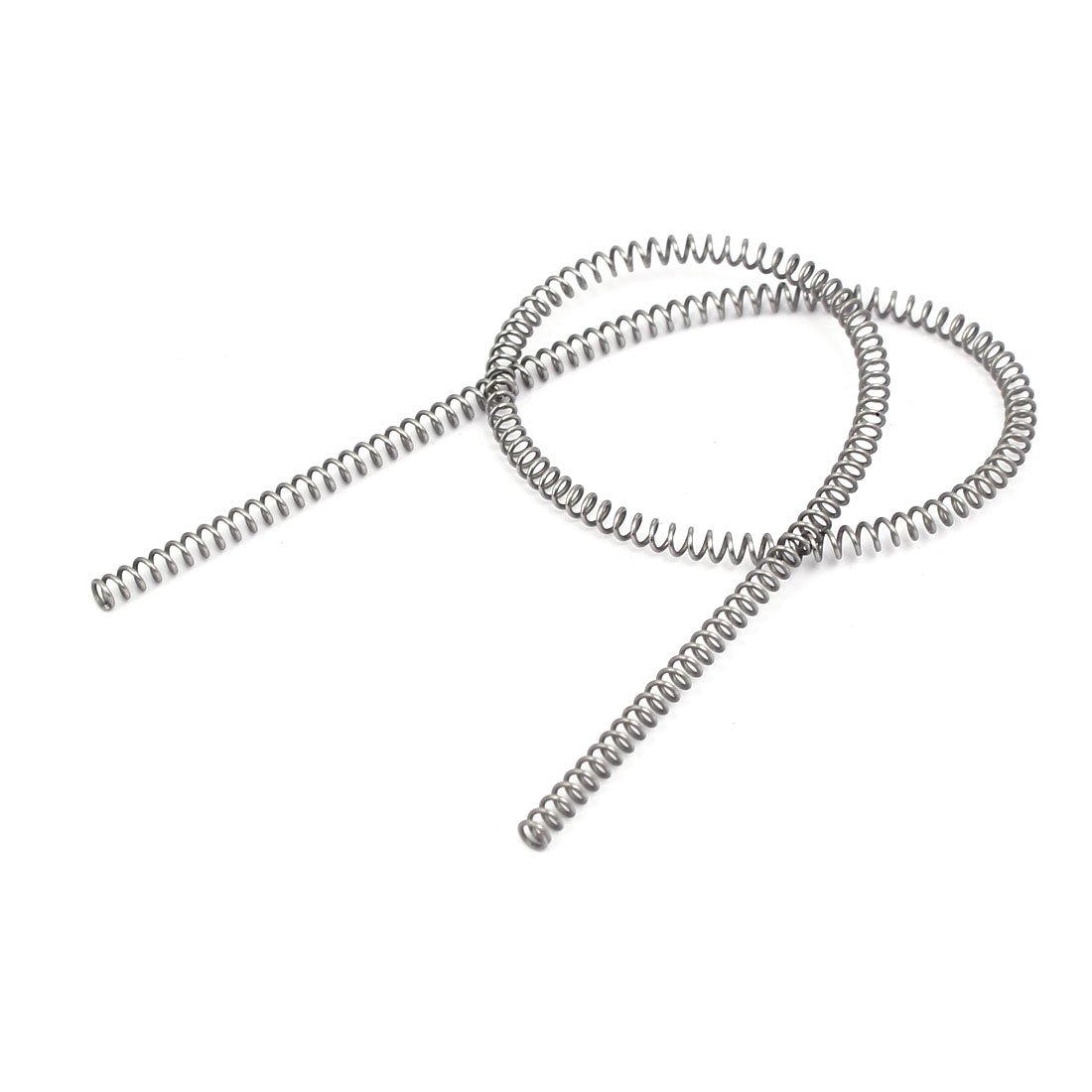 sourcingmap Compression Spring,304 Stainless Steel,3mm OD,0.5mm Wire Size,305mm Free Length,Silver Tone