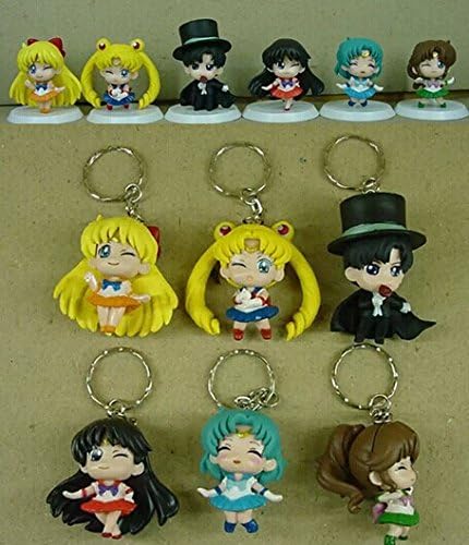Ch&Ch 6 Q Edition 2nd generation floor girl doll ornaments anime Sailor Moon doll animation around , floor