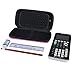 MASiKEN Hard EVA Carrying Case for Texas Instruments TI-84 / Plus TI-83 Plus CE Graphing Calculator, More Space for Pen and Accessory (Red)
