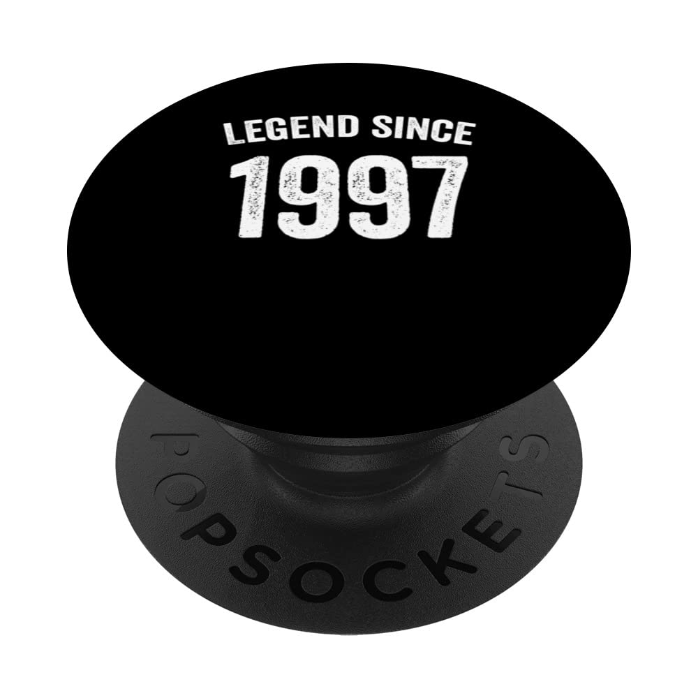 Vintage 1997 25th Birthday Idea for legend since 1997 PopSockets Swappable PopGrip